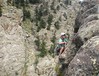 John Rock Climbing Top of Cob Rock