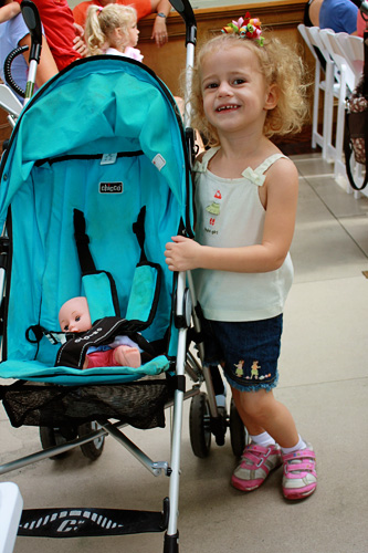 Aut-and-her-stroller