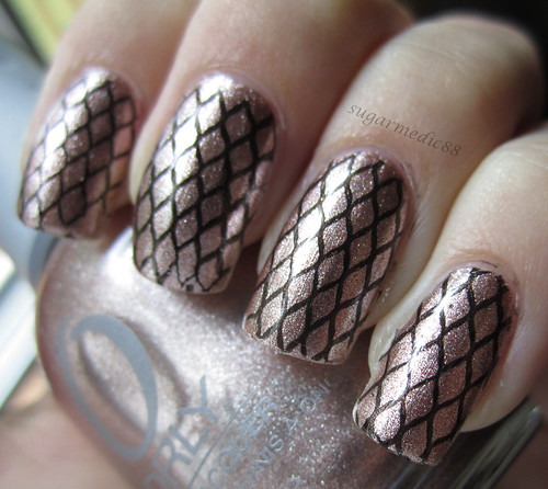 Orly Rage with Stamping