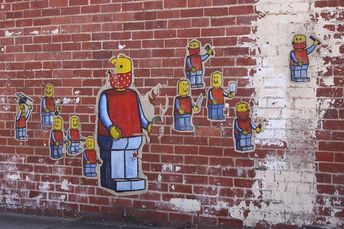 'Paste up' street art in Footscray
