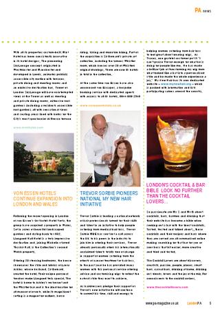 The Cocktail Lovers featured in PA Magazine