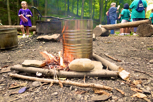 Twilight Camp 2011:  My first campfire.