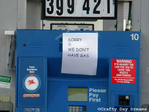 no gas
