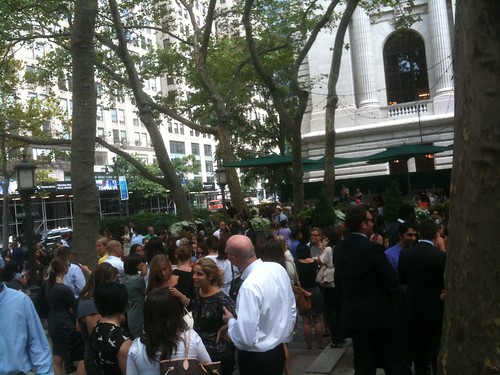 Bryant Park after the earthquake