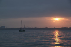 Early morning sailing from Harlingen