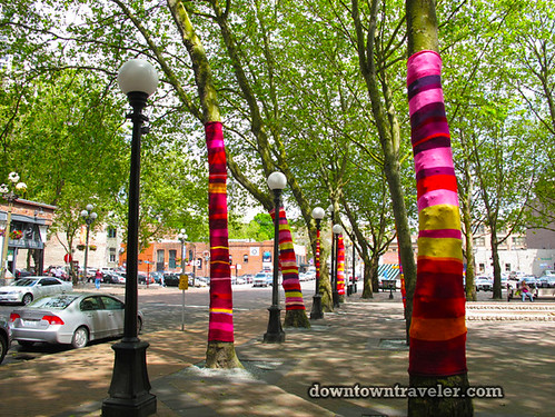 Seattle knit trees public art 3