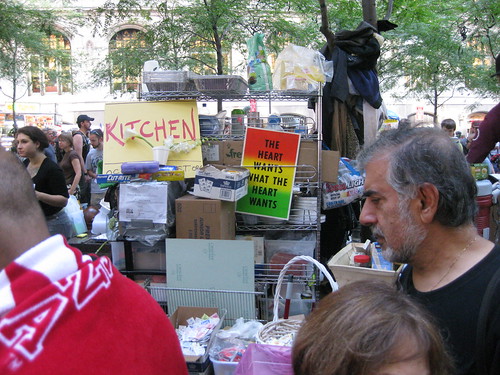 Chow line at Occupy Wall Street