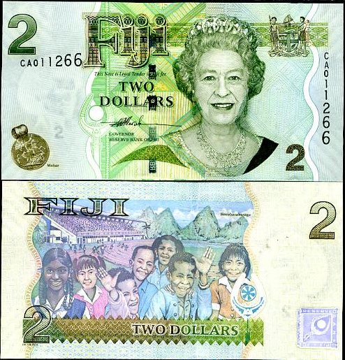 2 Doláre Fidži 2007, Pick 109