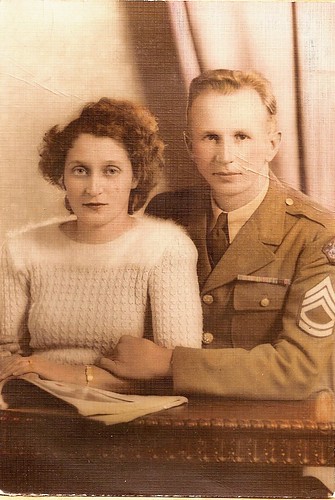 Dad's WWII journal entry on their wedding day