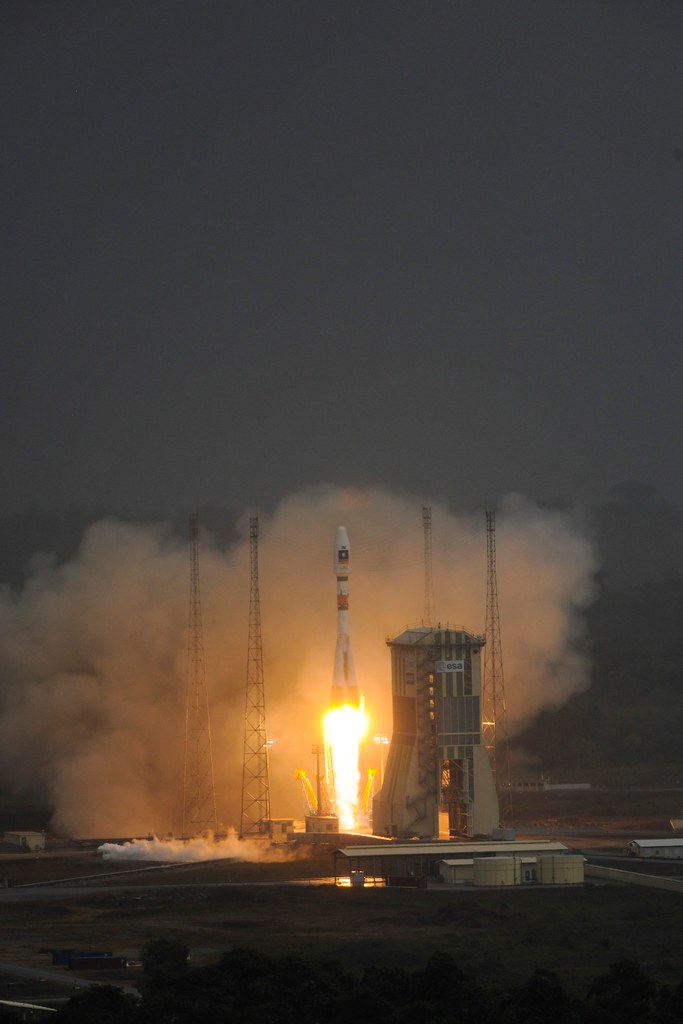 Liftoff of Soyuz flight VS01