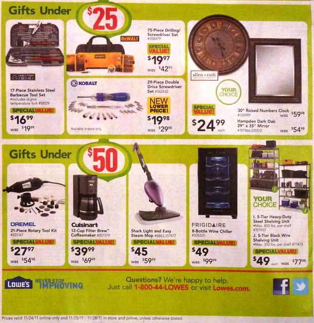 Lowes BLACK FRIDAY 2011 Ad Scan - Page 22