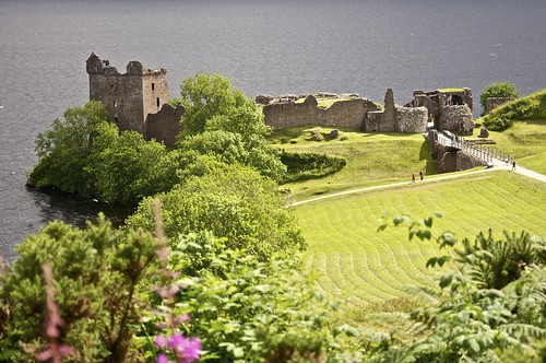 Urqhart Castle in Loch Ness