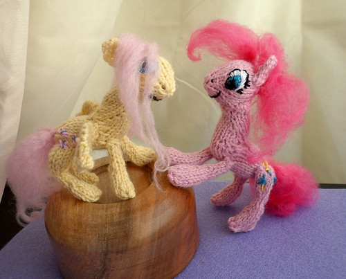Brushed yarn toy hair fuzzy doll hair for knitted plushies Fluttershy Pinkie Pie
