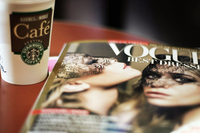 Olsen Vogue Best Dressed, Starbucks Pumpkin Spiced Latte, coffee, Mary Kate Ashley Olsen