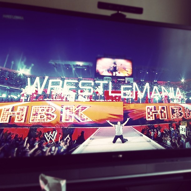 My all time favorite wrestling icon... HBK Shawn Michaels! #WRESTLEMANIA