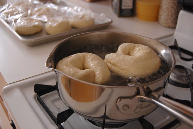 a bagel making day.