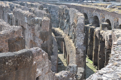 The Colosseum Underground corridors