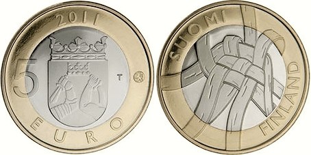 5 Euro Fínsko 2010, provincia Karelia