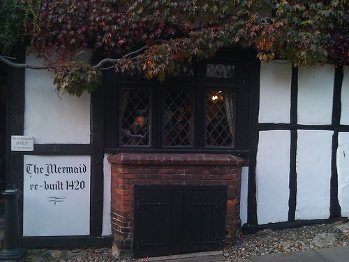 The Mermaid Inn, "re-built in 1420"