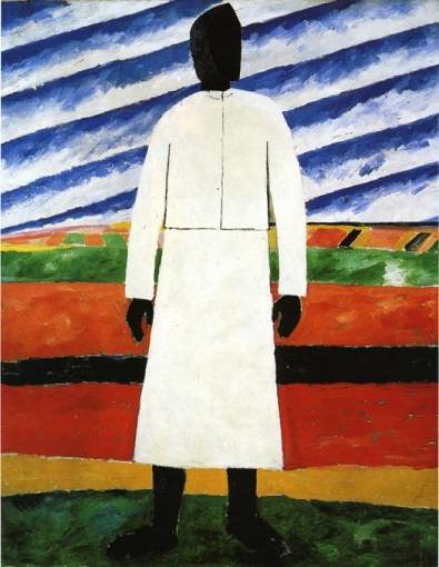 Kazimir-Malevich-A-Peasant-Woman-Oil-Painting