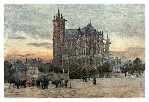 025-Catedral de Le Mans-Cathedral cities of France 1908- Herbert Menzies Marshall