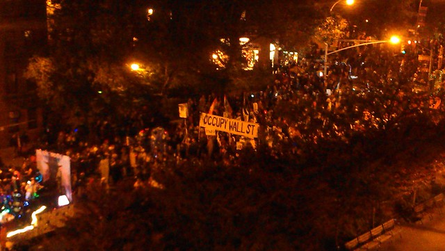 #OccupyWallStreet in the Halloween Parade!