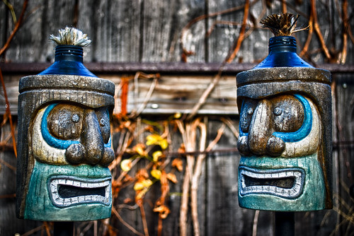 Brothers Driftwood And Tiki Torch by hbmike2000