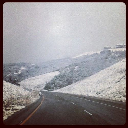 It's snowing in Utah!!