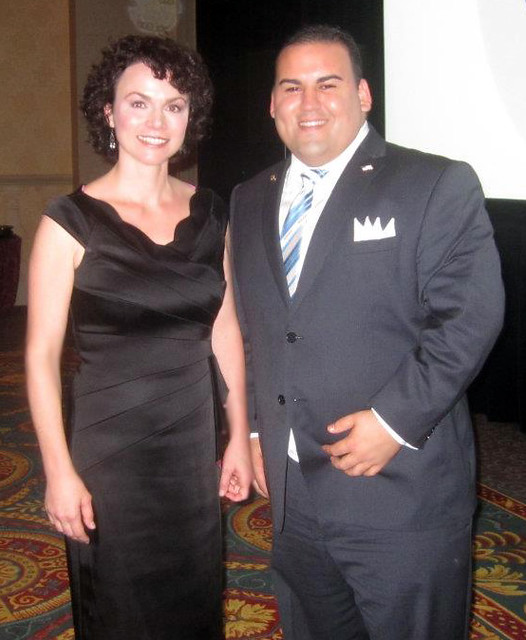 Nevada Republican State Chair Amy Tarkanian and Keith Kuder.