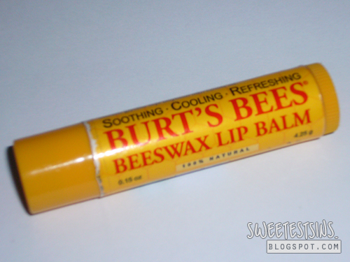 burts bees beeswax lip balm