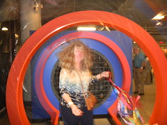 Laura in the Wind Tunnel