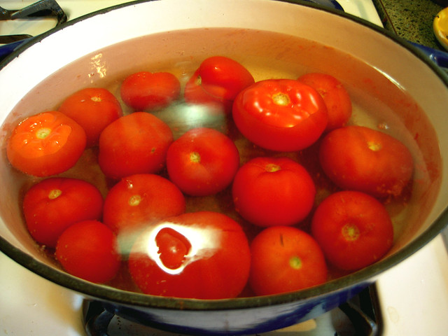 Dunking Tomatoes