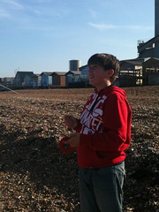 On Whitstable beach