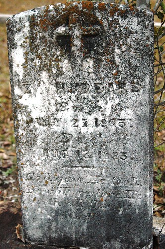 Zachariah Hubbard Tombstone 10292011 by Carolina Victory Gardener
