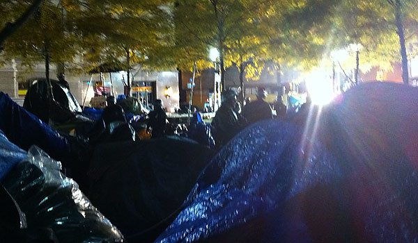Occupy Wall Street was raided in the early morning hours of Tuesday, November 15, 2011 by New York police. The City said that ZUCCOTTI PARK must be cleared for sanitary reasons.
