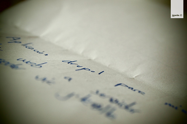 anotaciones sobre Drupal en una trozo de papel