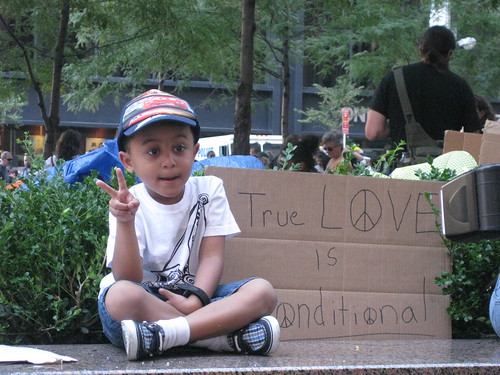 Peace Child at Occupy Wall Street