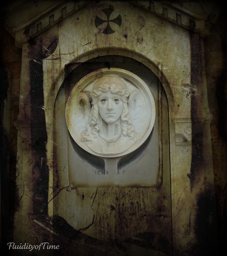 Venice, San Michele cemetery marble face