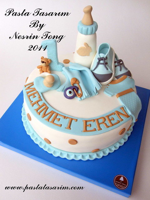 mehmet eren 1st birthday cake 