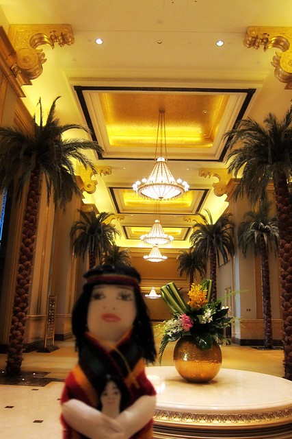 Sandy Iggy in Emirates Palace