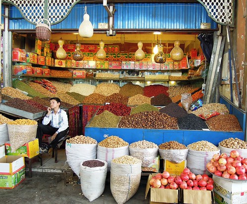 Kashgar_bazaar