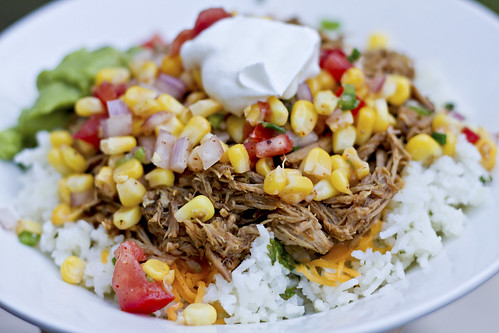 chipotle shredded beef and rice