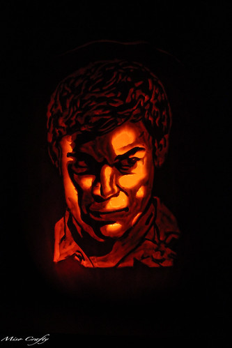 Halloween 2011 - Dexter Pumpkin 2