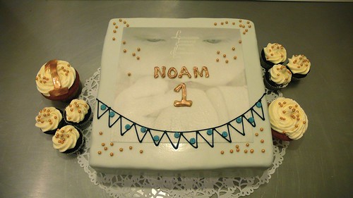 1st Birthday photo cake by CAKE Amsterdam - Cakes by ZOBOT