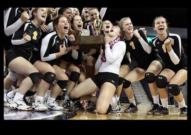 Gilbert High Girls Volleyball win State Championship for Division I - 5462