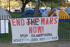 New banners, 11/9/11 for Occupy Providence