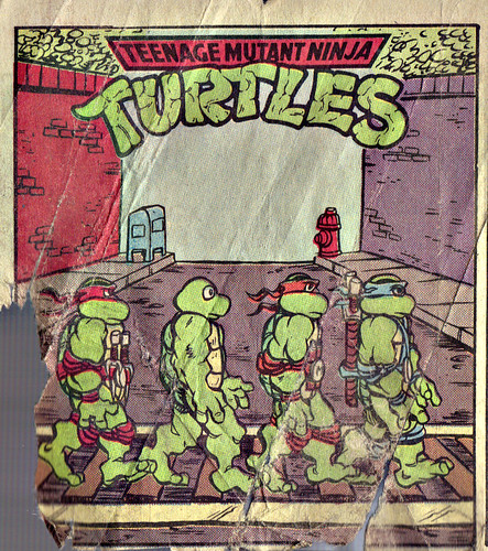 Teenage Mutant Ninja Turtles { newspaper strip } TURTLE X-ing   ..art by Lawson - isolated :: xxxx1991