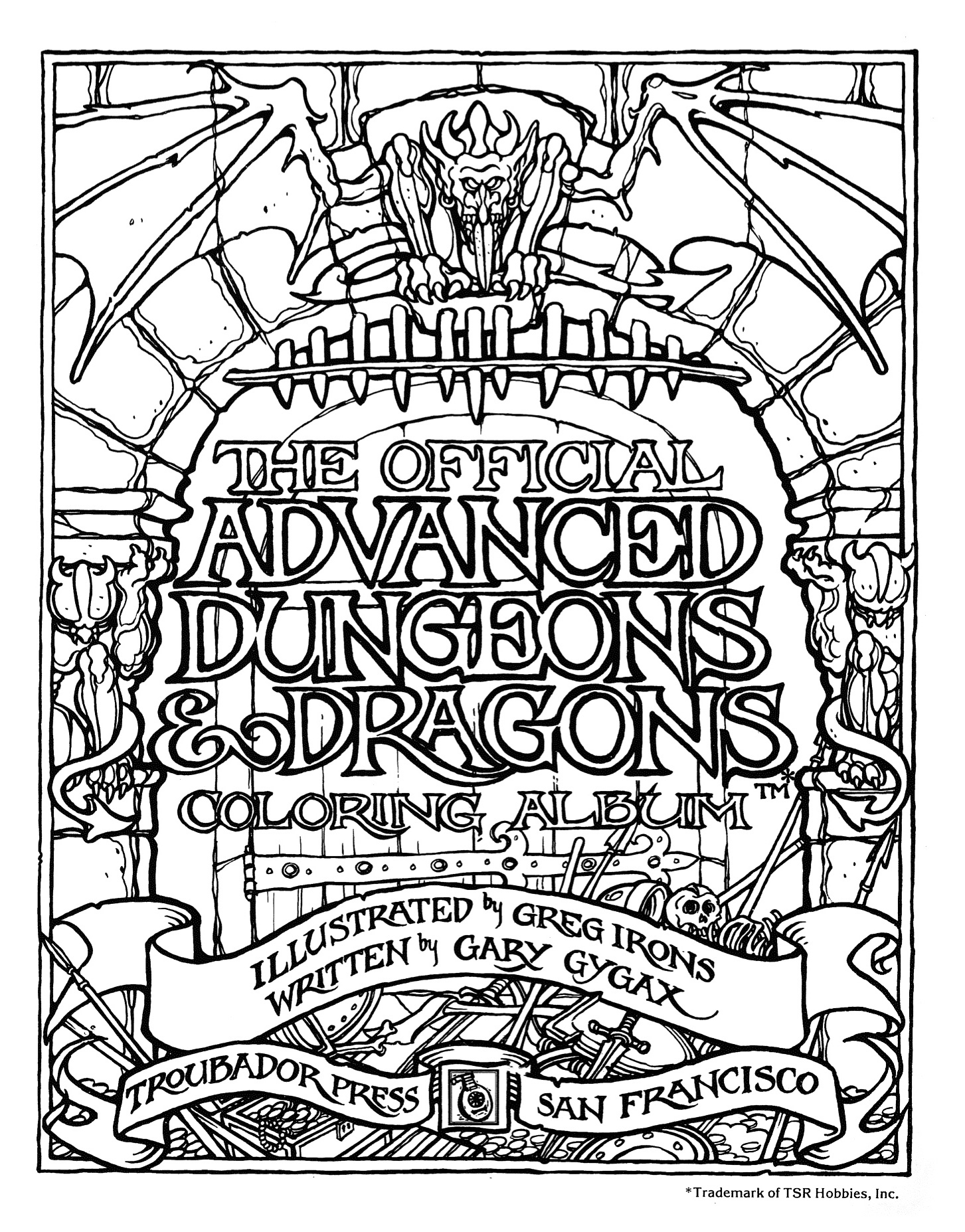 dungeons and dragons coloring pages - photo #14