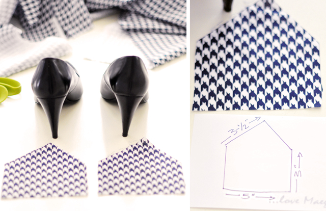 Houndstooth Shoes DIY - 1-1