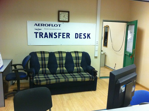 Aeroflot Transfer Desk at Moscow Sheremetyevo airport